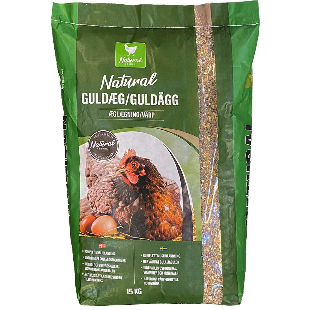 Guldæg hønsefoder - 15 kg