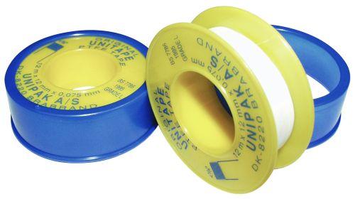 Gevindtape hvid 12 m 10 ruller