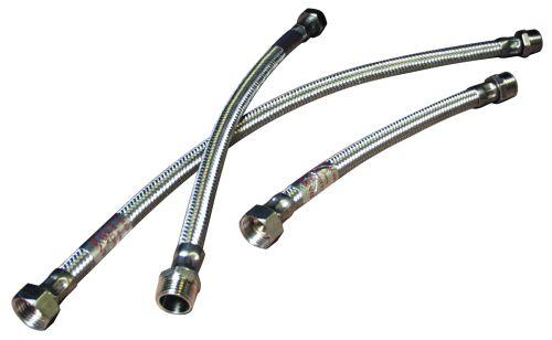 Monteringsslange rustfri - lige 20 cm