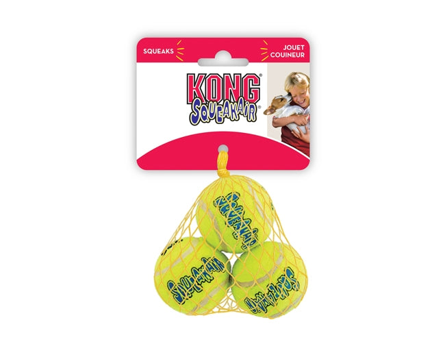 Airdog squeaker tennisball XS 4 cm. 3 pack