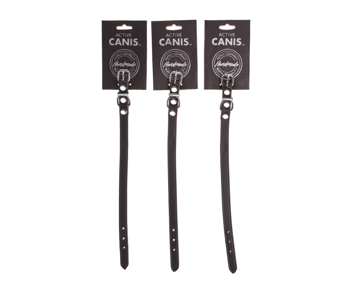 Læderhalsbånd - brun