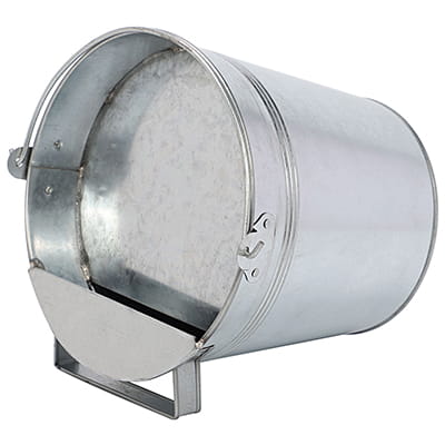 Fjerkrævander Galv. Spand - 8 Ltr