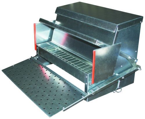 Fodersilo - rottesikker galv. 15 kg