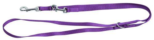 Dressur line nylon - lilla 15 mm x 200 cm