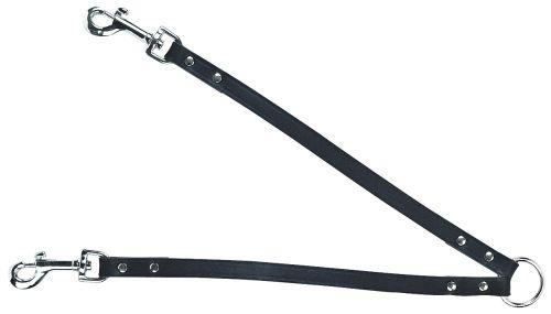 Koppel læder sort 12 mm 2 x 30 cm