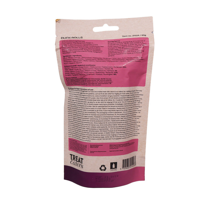 Treateaters Collagen Duck Rolls 80g