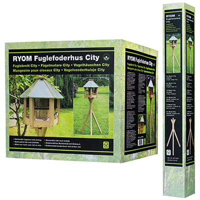 Fuglefoderhus På Fod City 134Cm