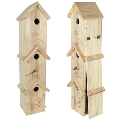 Mejsekasse 3-Etager 15X15X61Cm