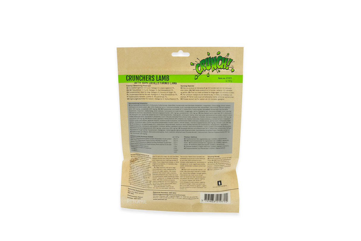 TE Crunchers Lamb 150g