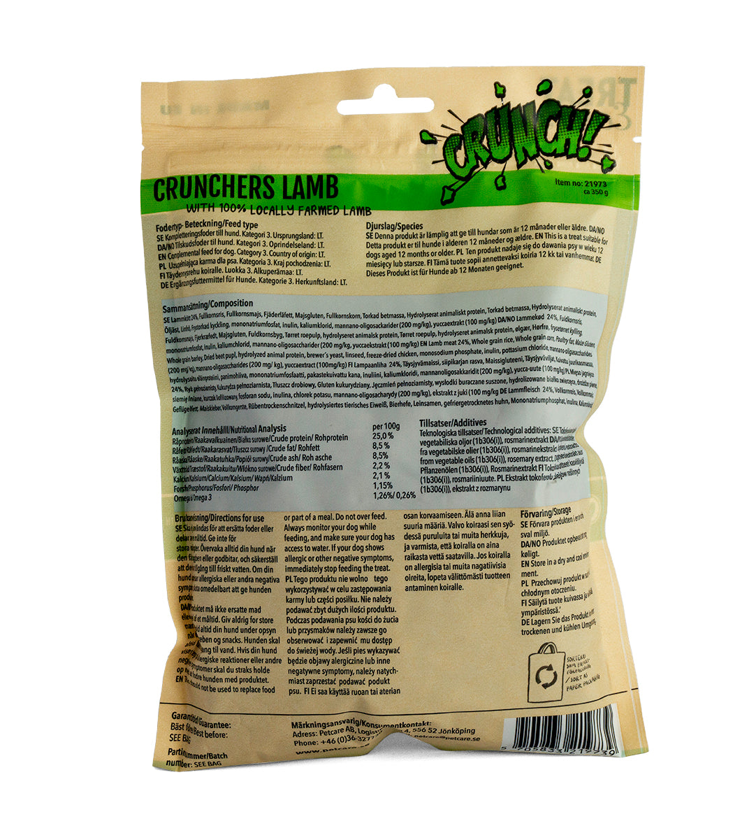 TE Crunchers Chicken 350g