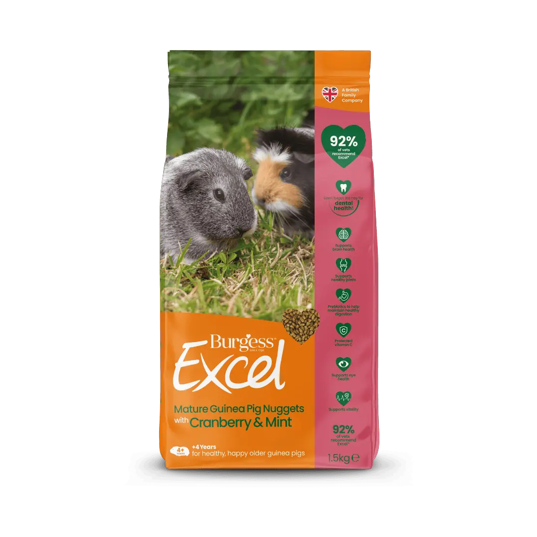 Excel Mature Guinea Pig Cranberry With Mint 1,5kg