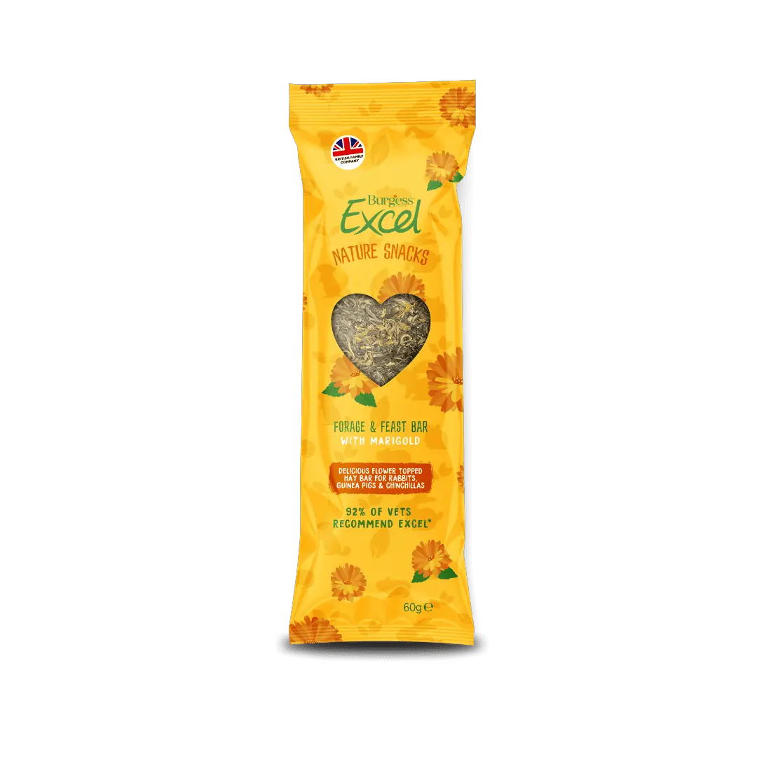 Excel Forage & Feast Bar Marigold 60g