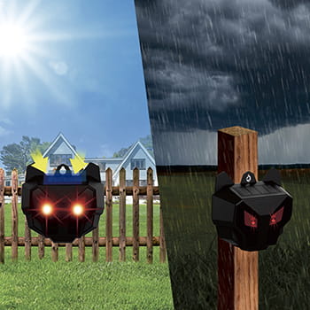 Dyreskræmmer Solar M/2 Røde Led