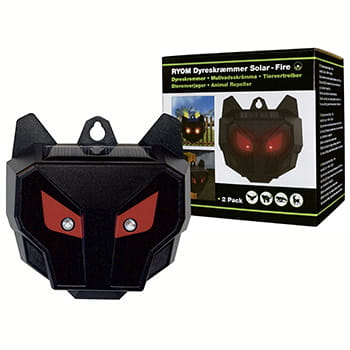 Dyreskræmmer Solar M/2 Røde Led