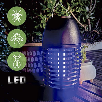 Insektfælde Plast 2W Led 90 M2