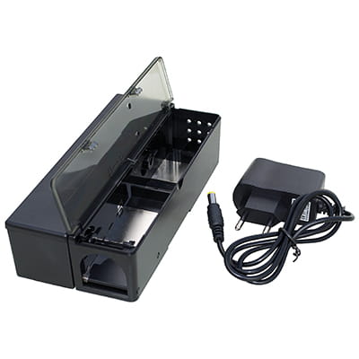 Musefælde elektrisk til batteri eller strøm