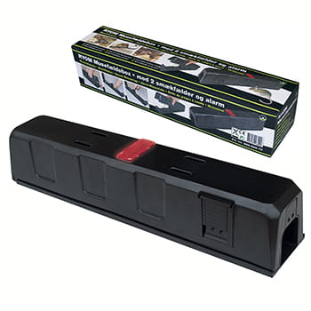 Musefældebox m/alarm og 2 Smækfælder