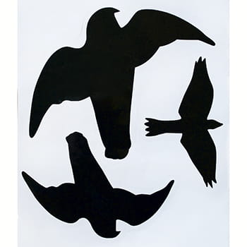 Fugleklistermærker 6 Stk