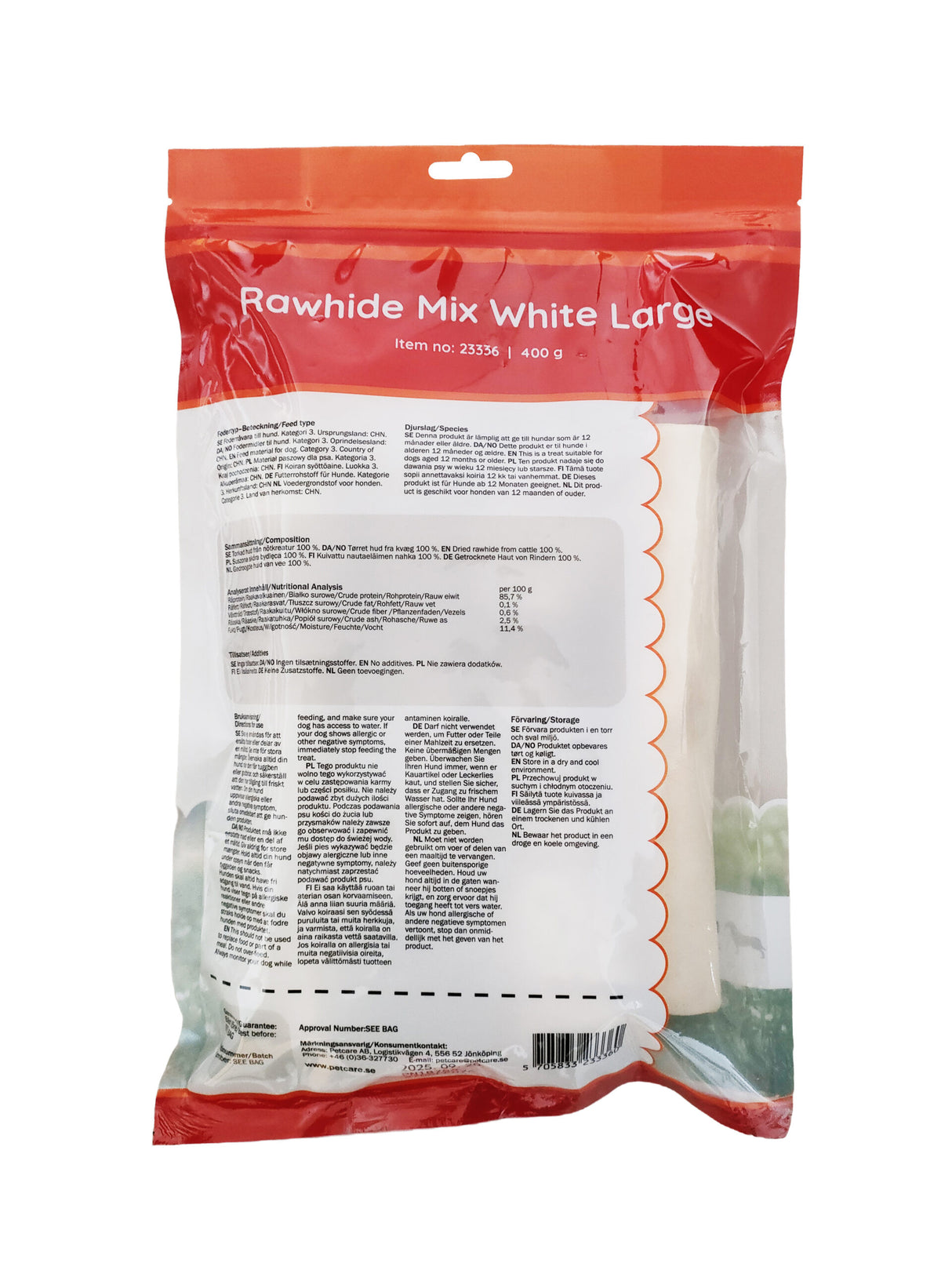 Rawhide Mix White Small 400g