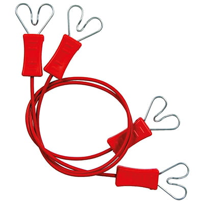 Forbindelsessæt til elhegn - Tråd-Tråd 2Stk