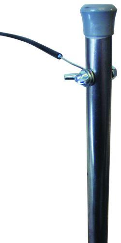 Jordspyd rustfrit stål 120 cm