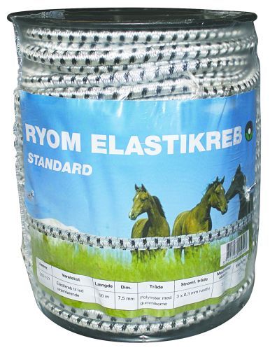 Elastikreb Std. Strømf. 7,5 mm  50 m