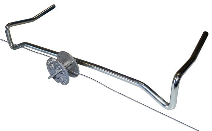 Trådstrammer håndtag med firkant