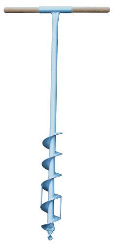 Pælebor med snegl og rodskær - 9 cm