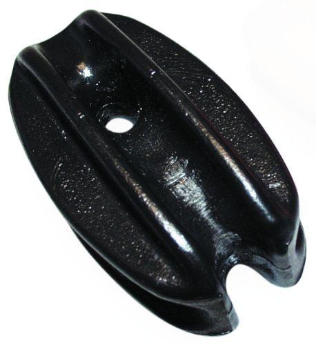 Hjørneisolator til tråd sort - 4 stk