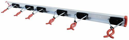 Redskabsholder sæt med skinne Bruns - 100cm