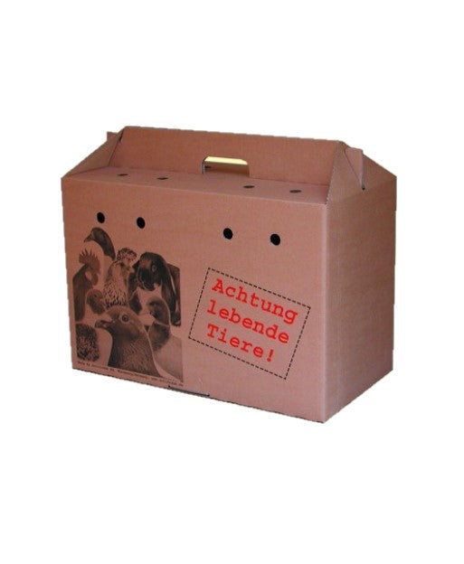 Transportkasse i Pap til duer, dværghøns og kaniner