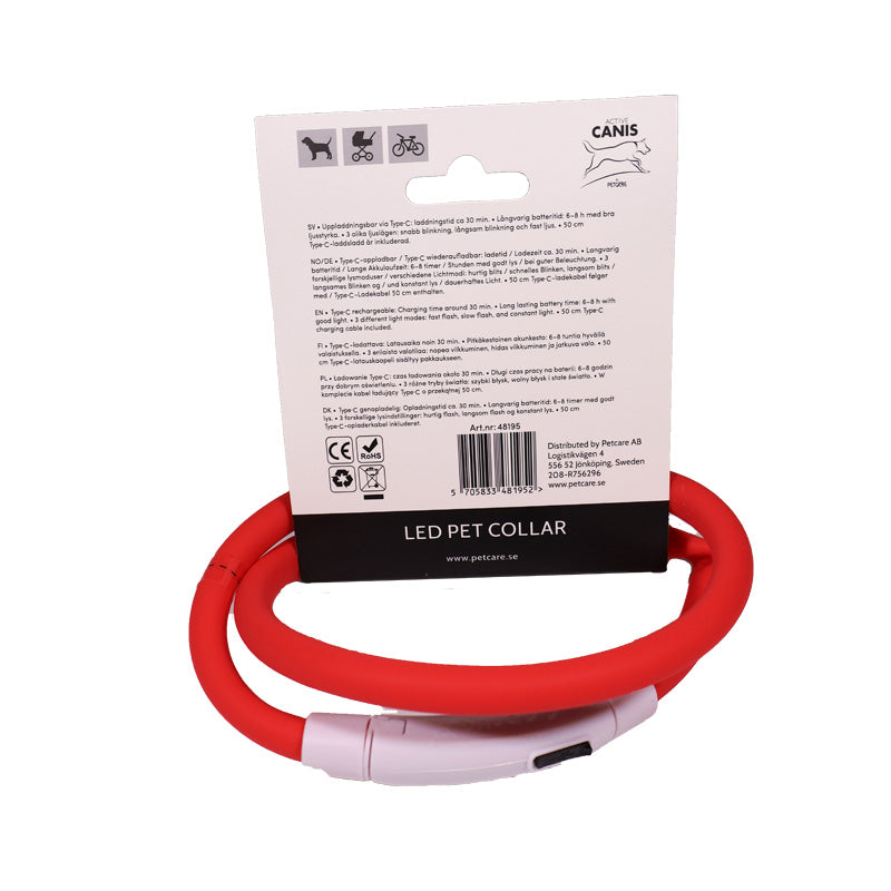 USB Led collar Ass. Colors Universal