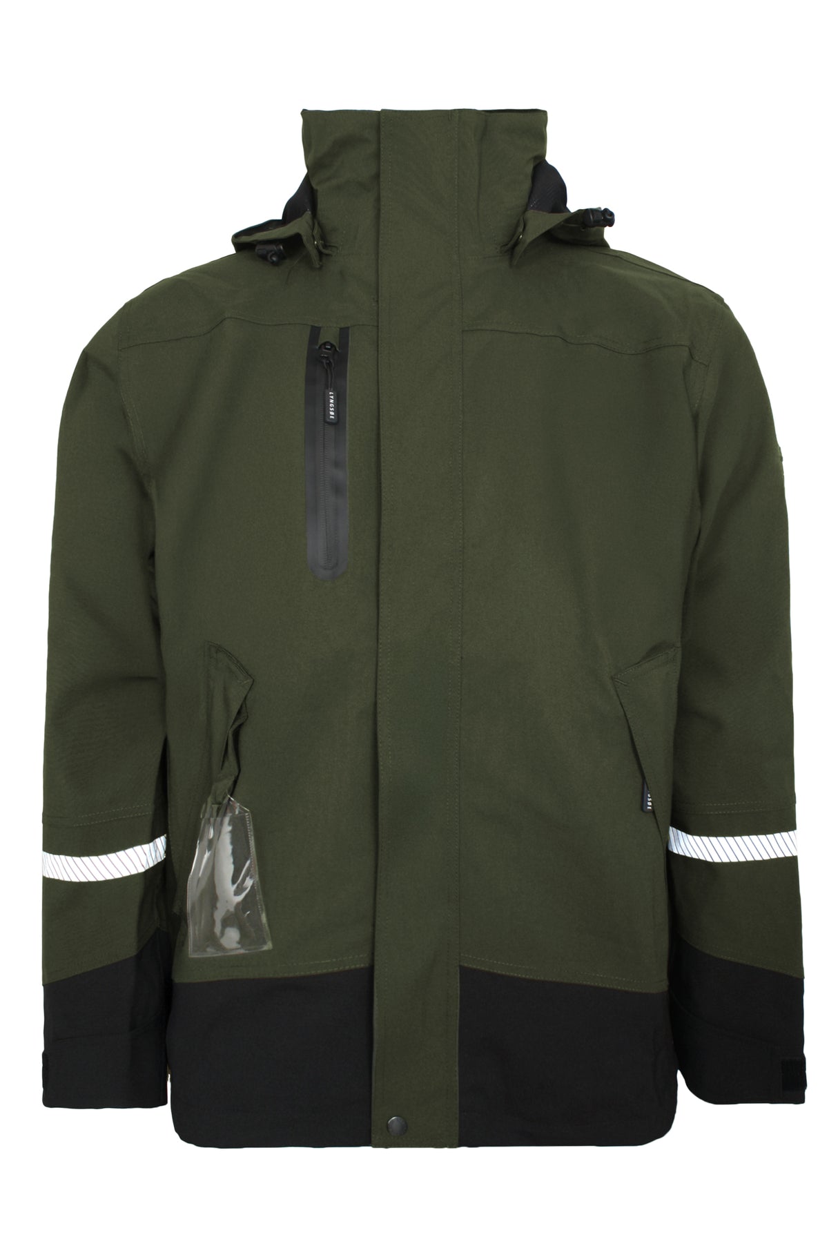 4-vejs stretch skaljakke i åndbar og slidstærk kvalitet - Grøn / Sort