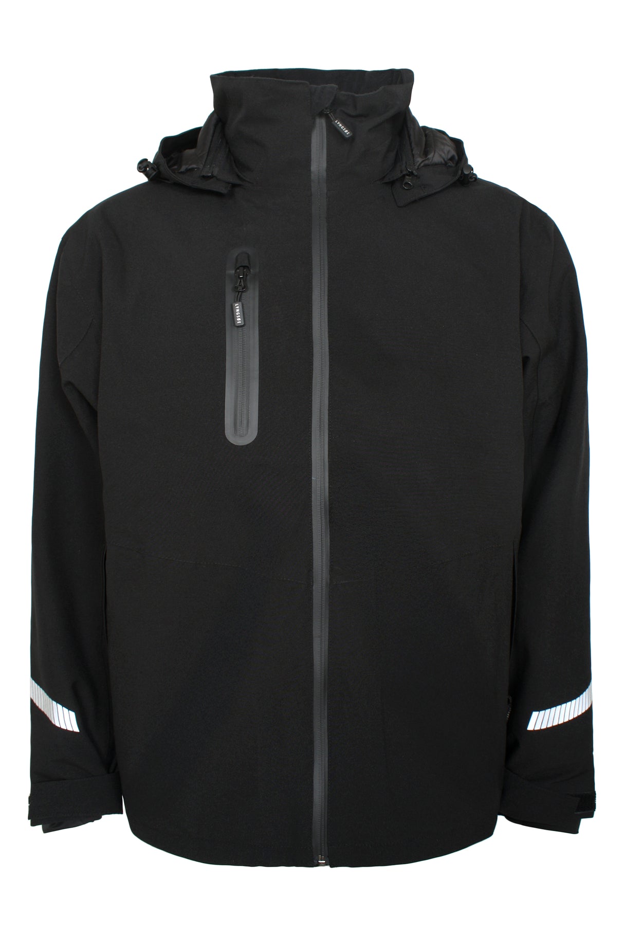 4-vejs stretch vinterjakke i åndbar og slidstærk kvalitet - Sort