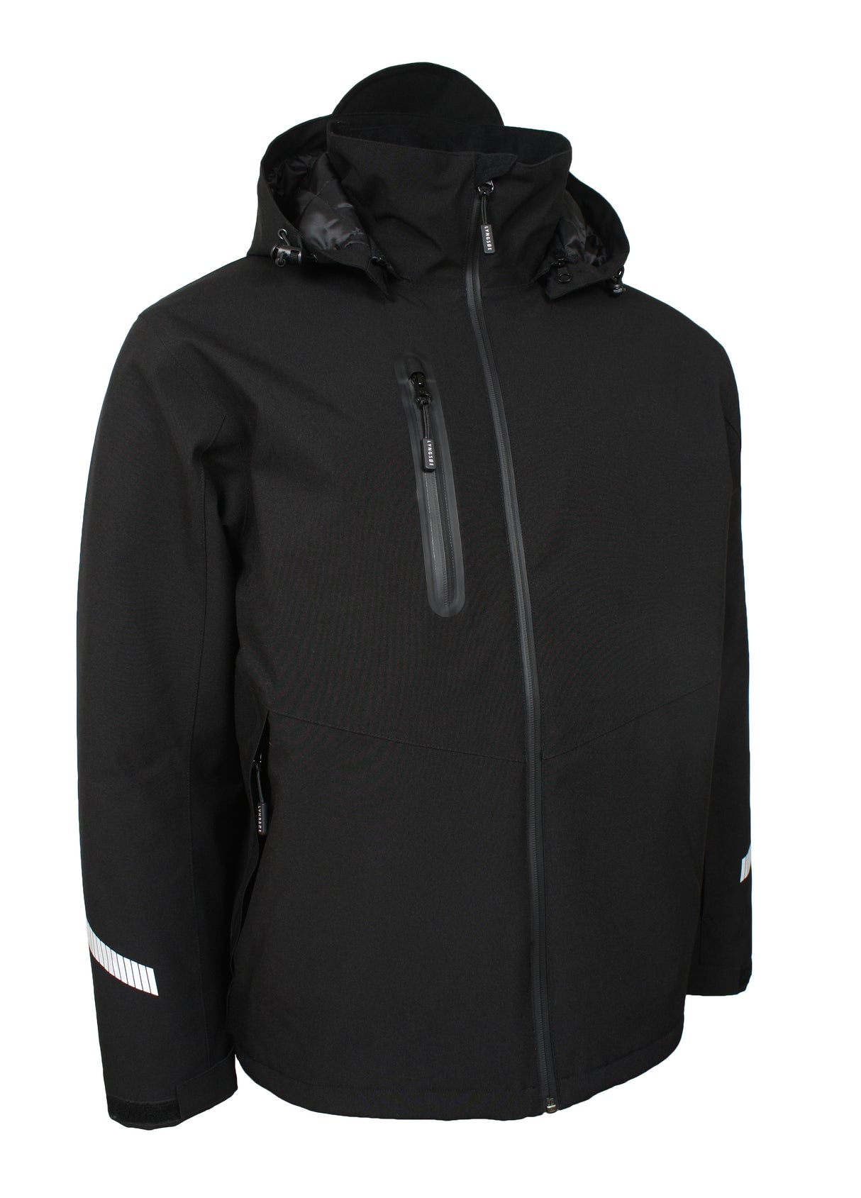 4-vejs stretch vinterjakke i åndbar og slidstærk kvalitet - Sort