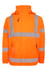 4-vejs stretch Hi-Vis skaljakke i åndbar og slidstærk kvalitet - Hi-Vis Orange