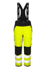 4-vejs stretch Hi-Vis vinterbukser i åndbar og slidstærk kvalitet - Saturn Gul / Sort