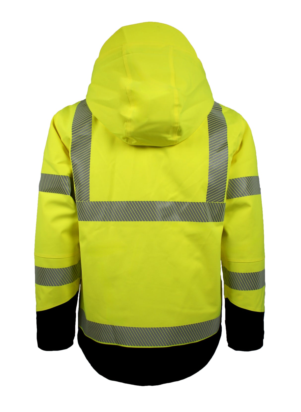 4-vejs stretch Hi-Vis vinterjakke i åndbar og slidstærk kvalitet - Saturn Gul / Sort