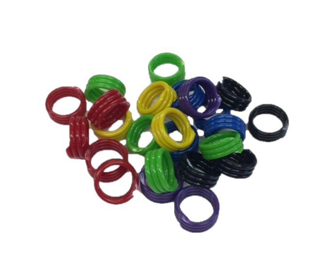 Fodringe / Spiralringe - 20 mm. - Ænder