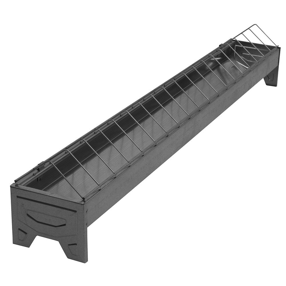 Galvaniseret Fodertrug - 100 cm.