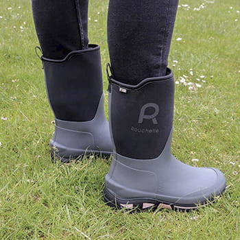 Støvle Lang Gummi/Neopren - Grå