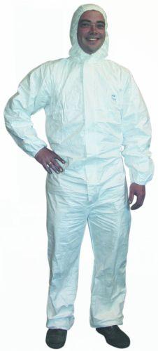 Beskyttelsesdragt med hætte