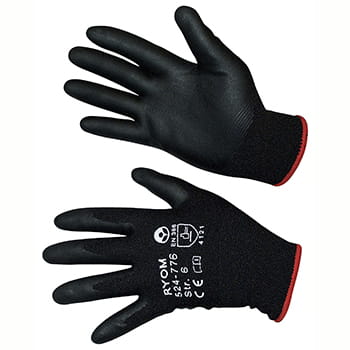 Griphandske / Arbejdshandske - nitril med foer