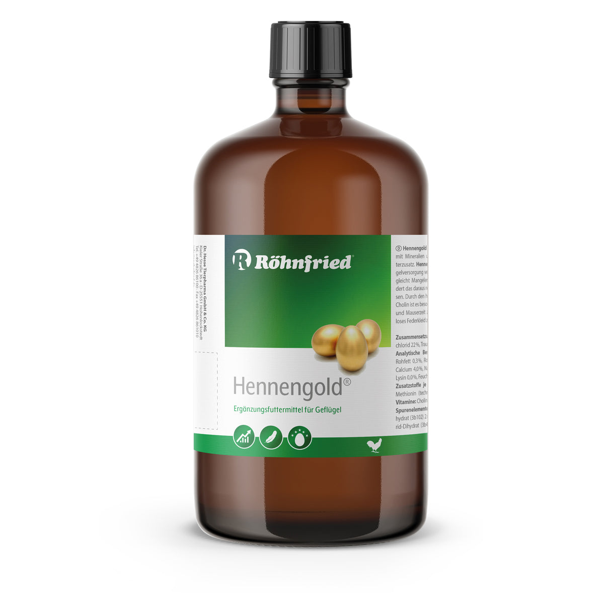 Hønseguld - Hennengold - 1000 ml.
