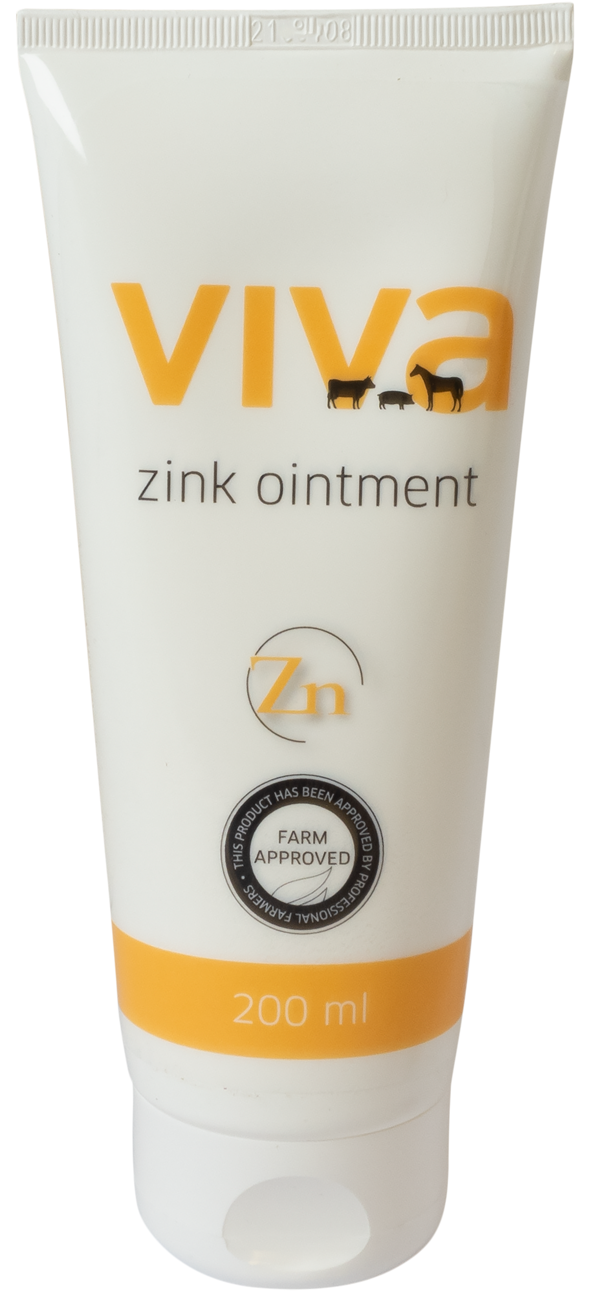 Viva zinksalve 20 % til dyr, 200 ml tube