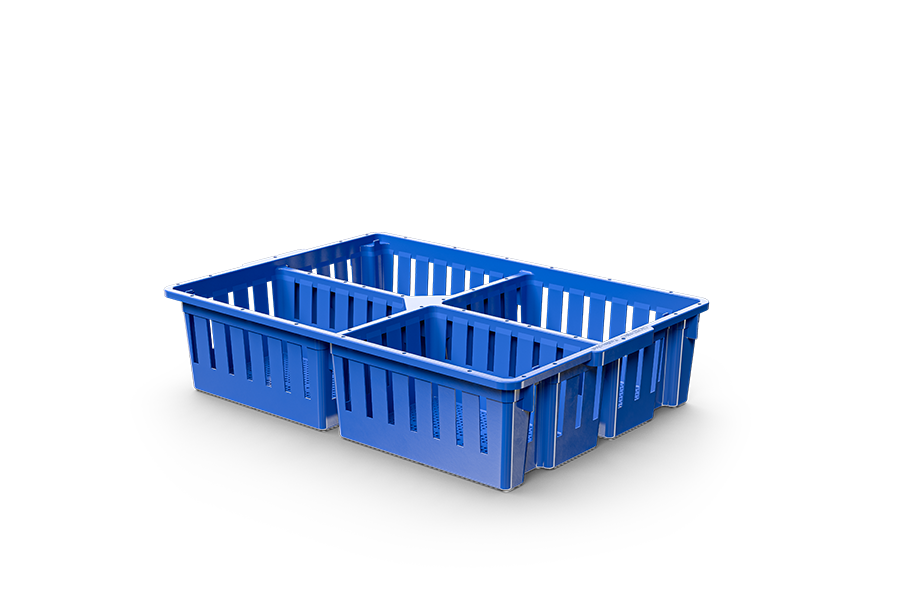 Kyllingekasse Plast - 4 rum