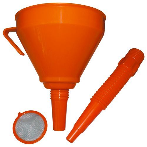 Tragt m/ Si og Flextud - 15 cm