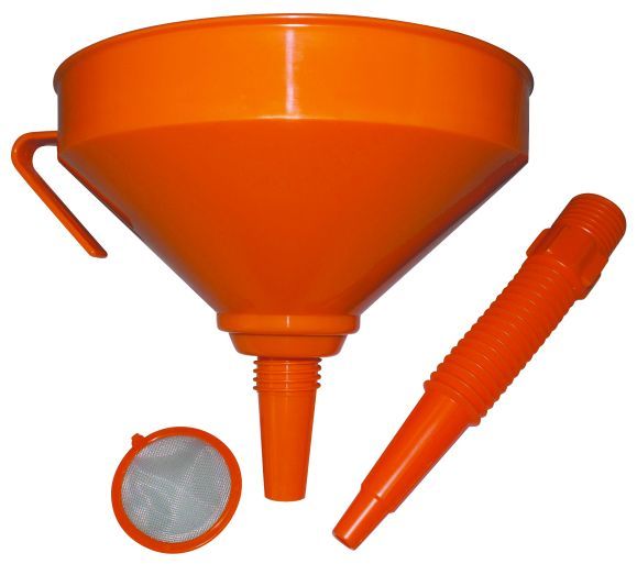 Tragt m/ Si og Flextud - 22 cm