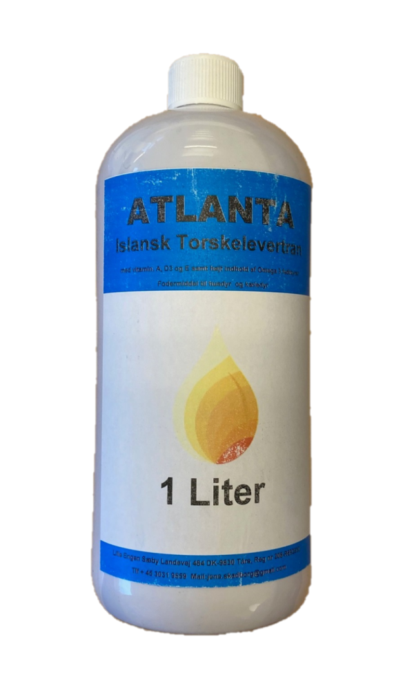 Levertran - flydende - 1 ltr.