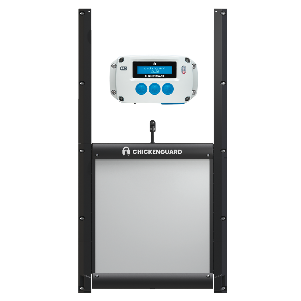 ChickenGuard PRO Aut. Åbne-/Lukke Automatik MED HØNSELEM